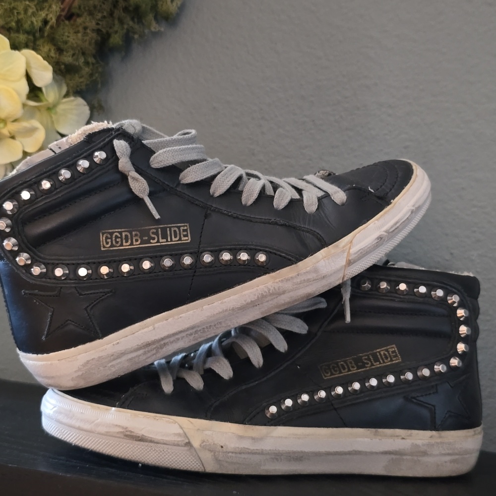 Golden Goose SLIDE Stud Detail Size 37 - Picture 8 of 17